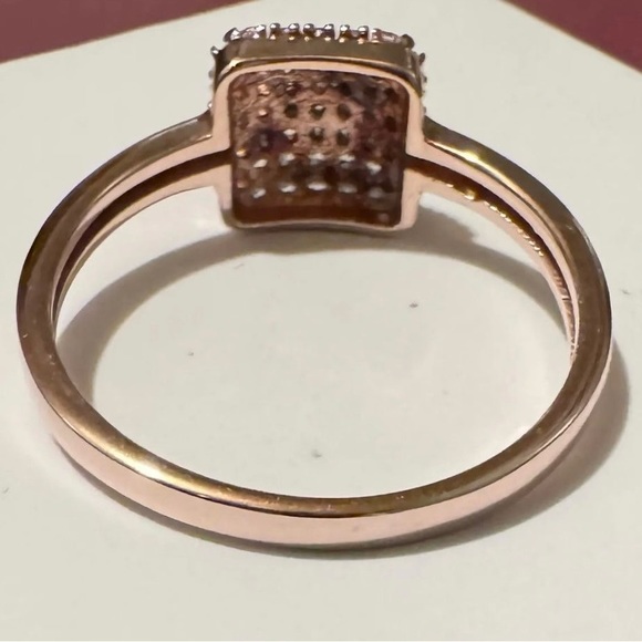 BELLA LUCE (R) 0.80CTW CZ ETERNO(TM) ROSE RING (0.42CTW DEW) - Picture 4 of 5